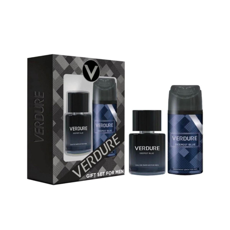 Verdure Deepest Blue Erkek Parfüm 100 ml ve Deodorant 150 ml 2'li Set