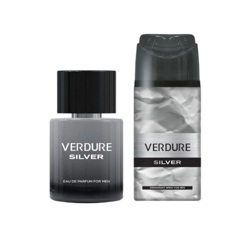 Verdure Silver Erkek Parfüm 100 ml ve Deodorant 150 ml 2'li Set