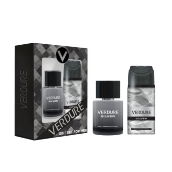 Verdure Silver Erkek Parfüm 100 ml ve Deodorant 150 ml 2'li Set