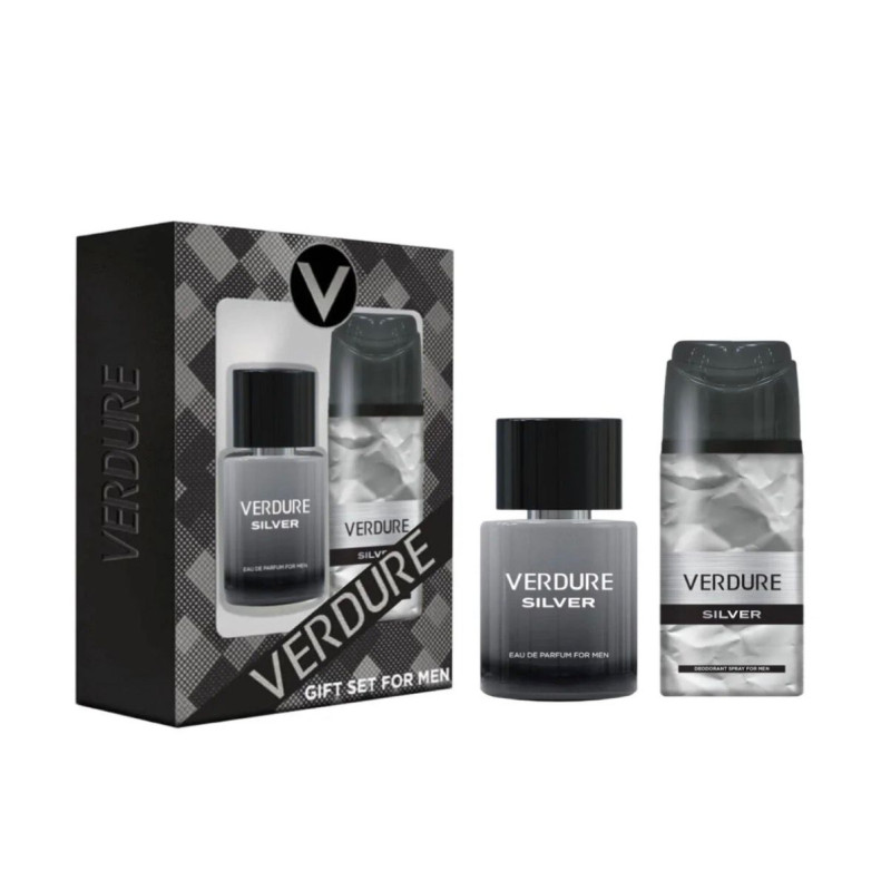 Verdure Silver Erkek Parfüm 100 ml ve Deodorant 150 ml 2'li Set
