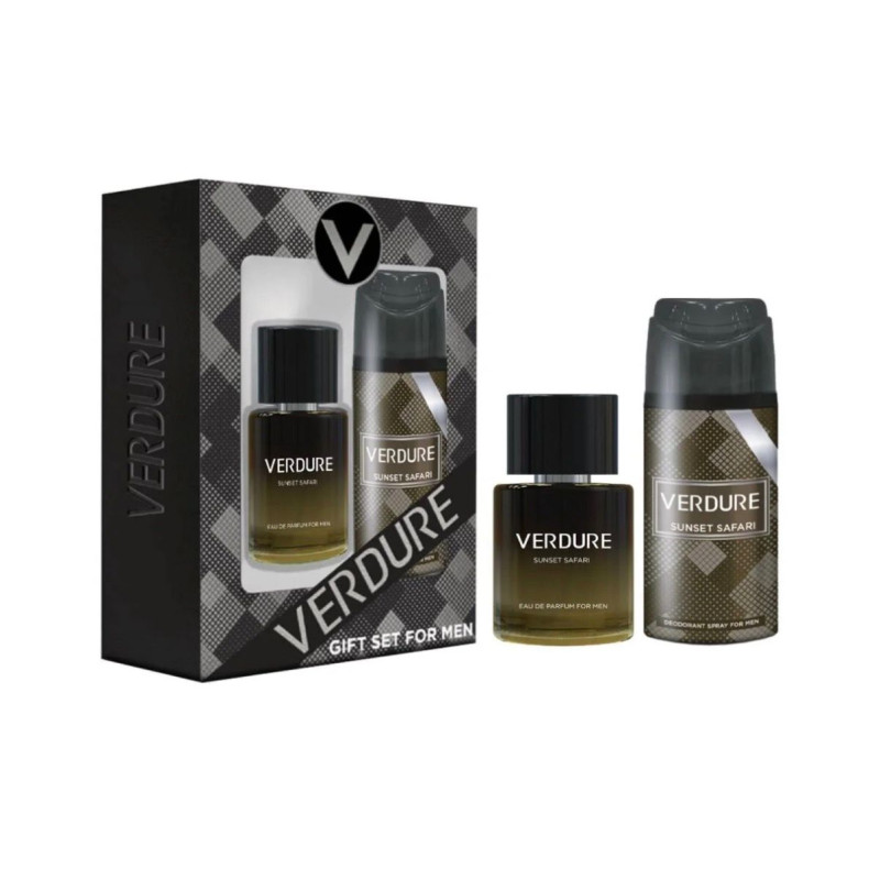 Verdure Sunset Safari Erkek Parfüm ve Deodorant 2'li Set