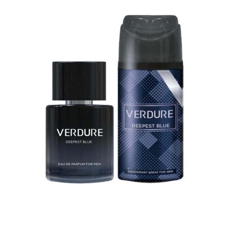 Verdure Deepest Blue Erkek Parfüm 100 ml ve Deodorant 150 ml 2'li Set
